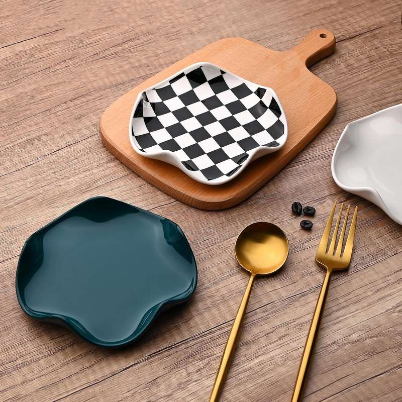 Ceramic Spoon Rest for Stove Top - Spoon Holder Utensil Rest - Green