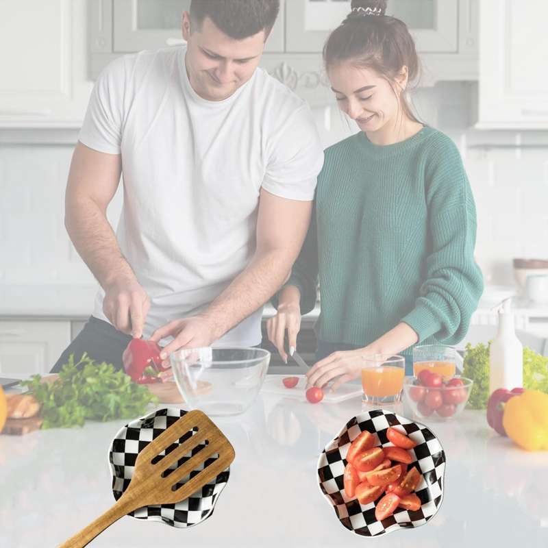 Ceramic Spoon Rest for Stove Top - Spoon Holder Utensil Rest - Black
