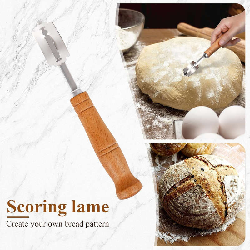 Banneton Bread Proofing Basket,Sourdough Starter Kit,Baking Supplies 20 Pcs