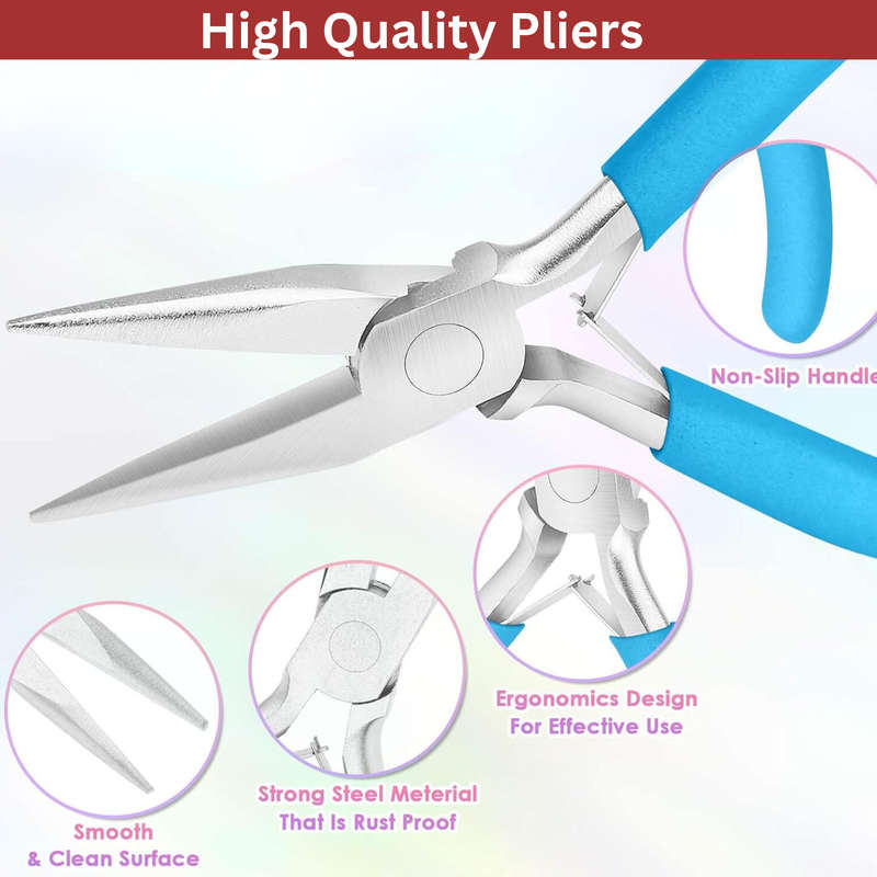 7 Pcs Craft Wires & Jewellery Pliers Set, Jewellary Making, Sculpting,Craft