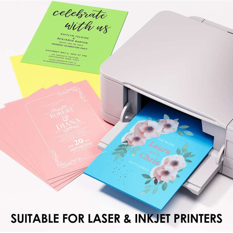 120 Sheets Doubled Sided Colored Cardstock, 21.5cmx 27.8cm, 180gsm, Craft