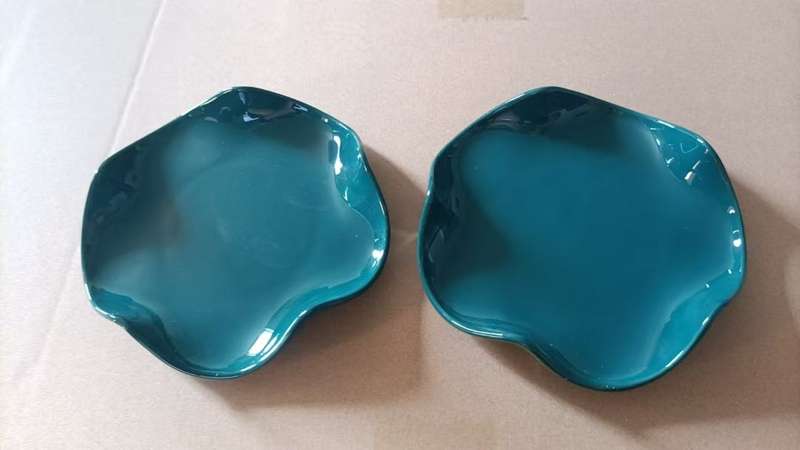Ceramic Spoon Rest for Stove Top - Spoon Holder Utensil Rest - Green