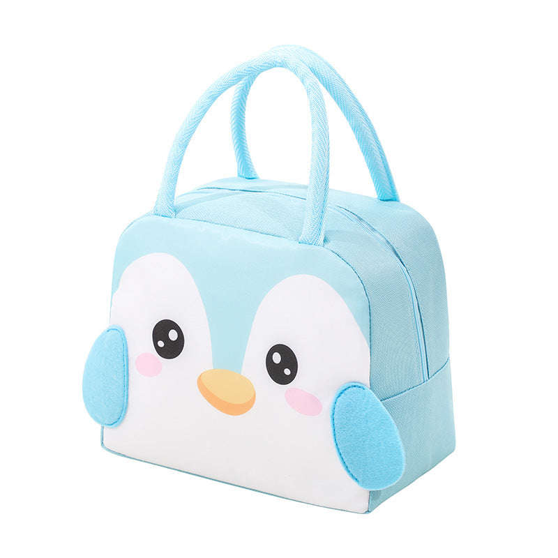 Light blue Penguin Lunch bag