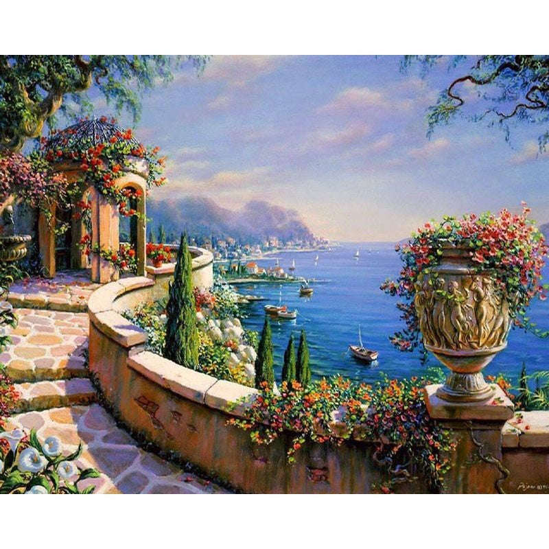 Paint By numbers for Adult - Italian Dreams40 x 50 framed canvas