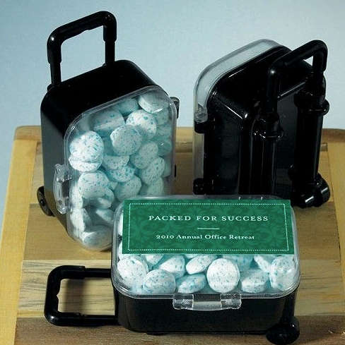 MINIATURE SUITCASE TOY - set of 5