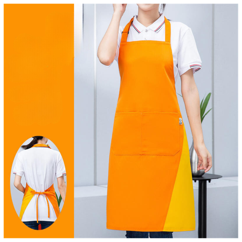 Orange and Yellow unisex Apron