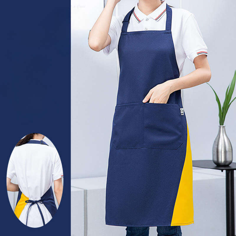 Navy and Yellow unisex Apron