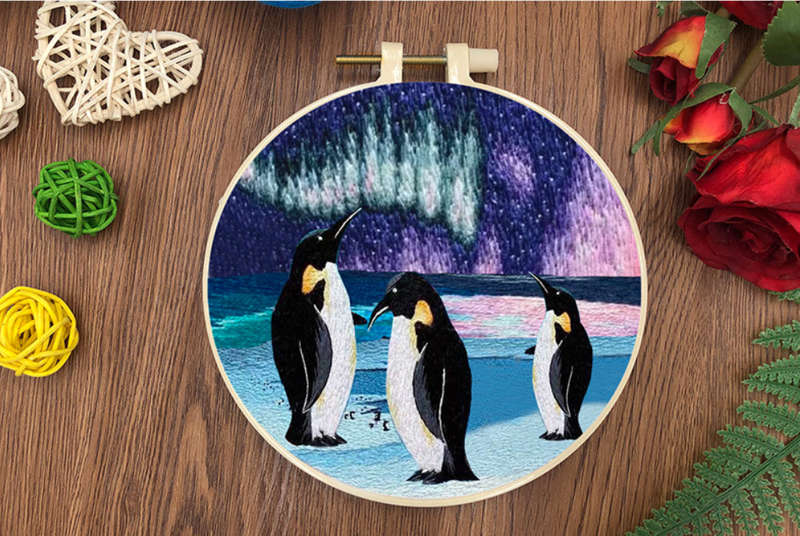 Penguin Embroidery