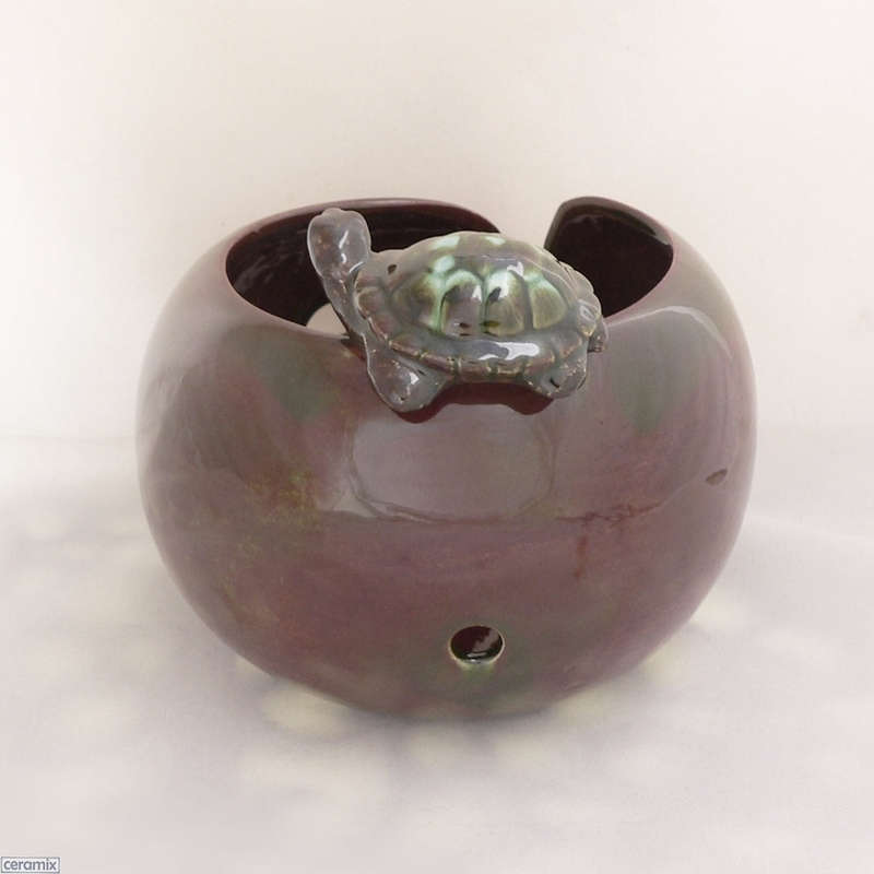 Tortoise Destiny Large Round Yarn Bowl