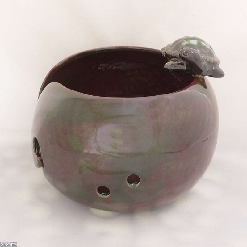 Tortoise Destiny Large Round Yarn Bowl