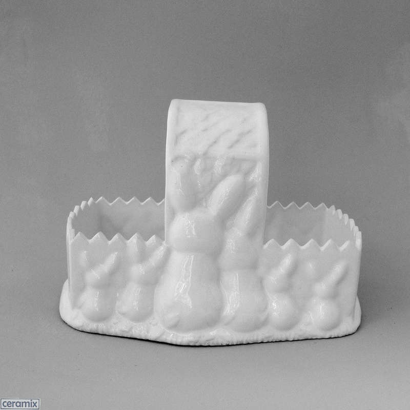 Bunny Ceramic Basket - C0431-2 White
