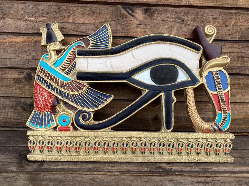 Eye of Horus Wall Hanging - Black