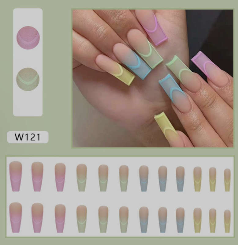 Pastel Pop Press On Nails