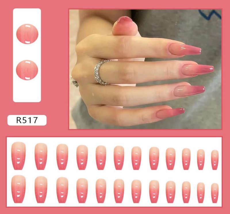 Ombré Pink Press On Nails