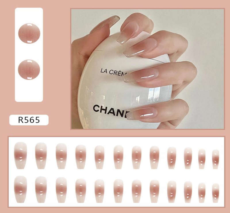 Brown Satin Press On Nails