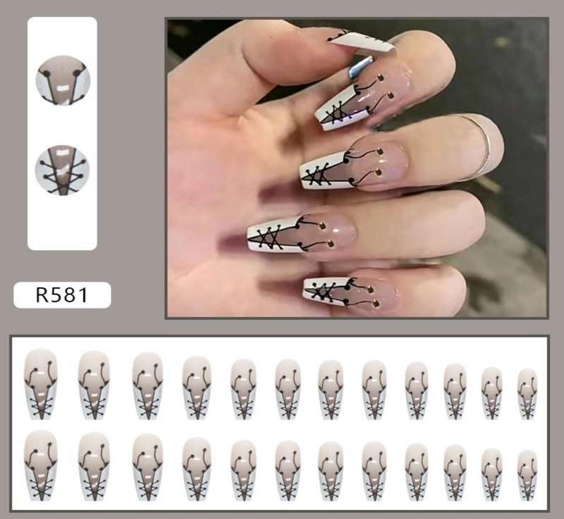 Corset Press On Nails