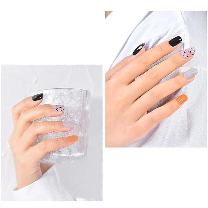 Tangerine Tiger Nail Strips