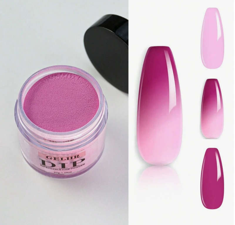 GELHR Temperature Change Light Pink to Dark Pink