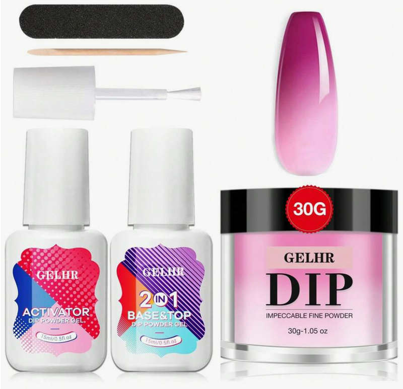 GELHR Temperature Change Light Pink to Dark Pink