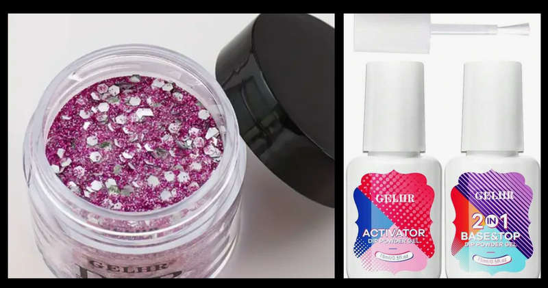 GELHR Dip Powder Rosy Shimmer