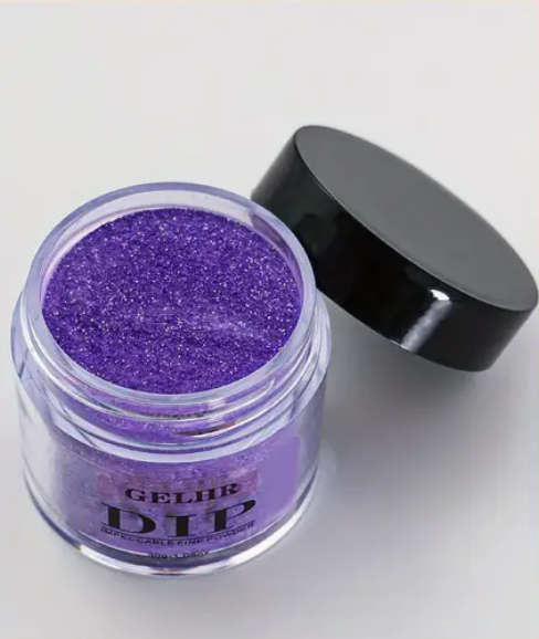 GELHR Dip Powder Lilac Glitter