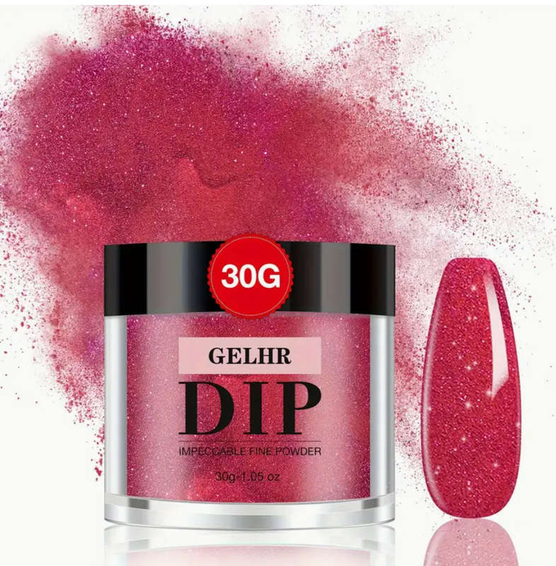 GELHR Dip Powder Red Glaze