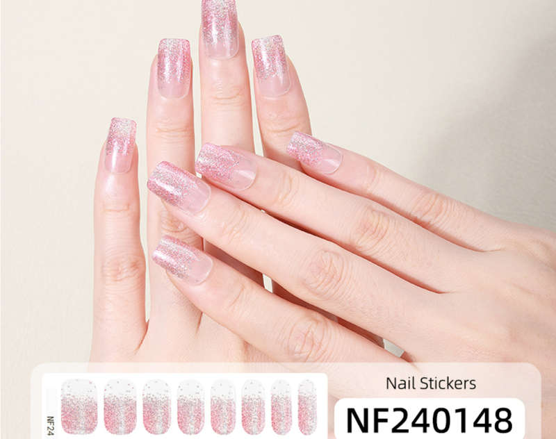 Rose Drift Semi Cured Gel Nail Stickers