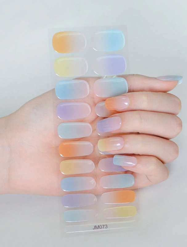 Multi-coloured Standout Gel Nail Strips