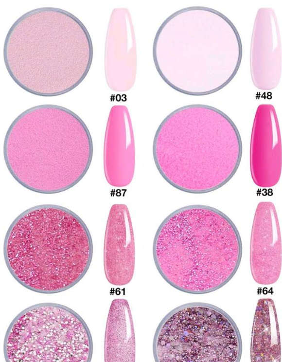 GELHR Dip Powder Sparkle Pink 30g