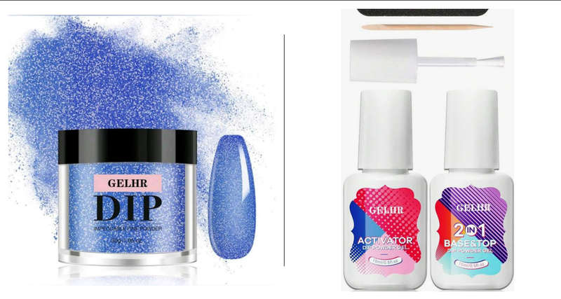 GELHR Dip Powder Blue Starry Night 30g
