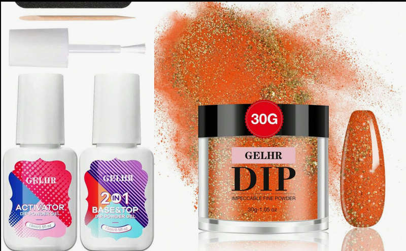 GELHR Dip Powder Summer Orange 30g