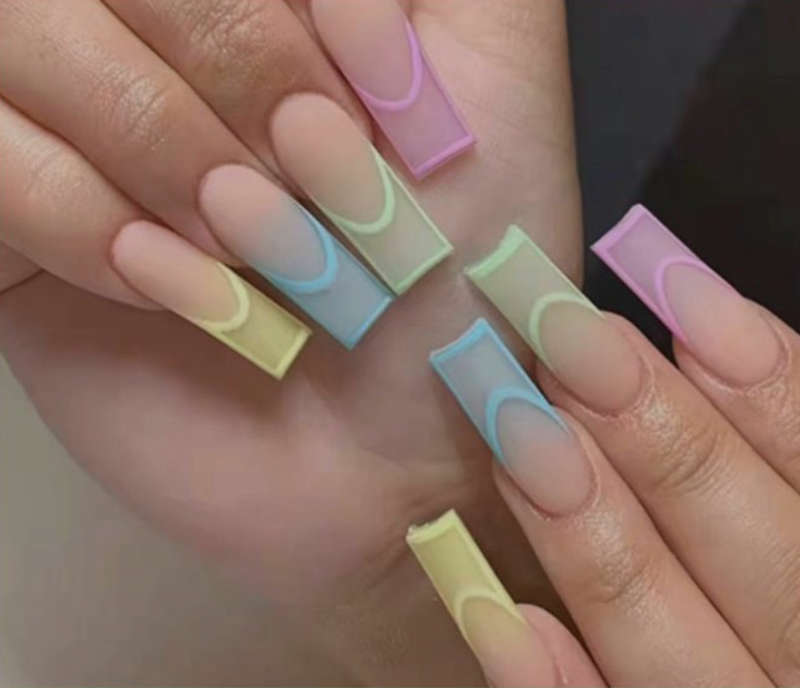 Pastel Pop Press On Nails