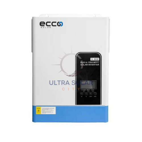Hybrid Inverter 48v 5.5 Kva 5500w MPPT 100A Inverter Pure Sine Wave - Ecco+wifi (Parallel Version)