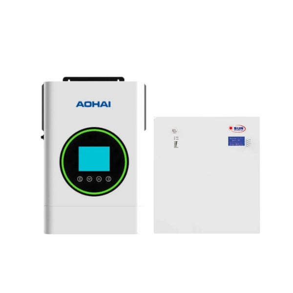 4kva 4000W Inverter 25.6V 100Ah 2.56 kWh A-Grade Lithium Battery With BMS