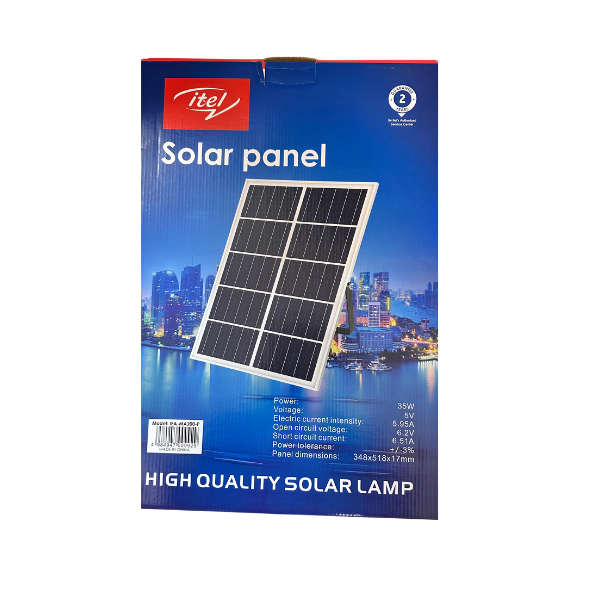 Itel 200W Solar Flood Light Wih Free Itel 3 meter Extension Cord