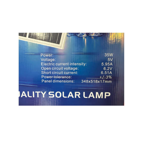 Itel 200W Solar Flood Light Wih Free Itel 3 meter Extension Cord