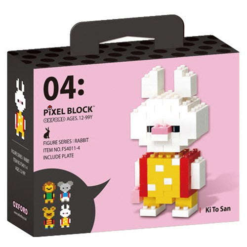 Bunny Rabbit | Mini Pixel Block | Oxford Toys