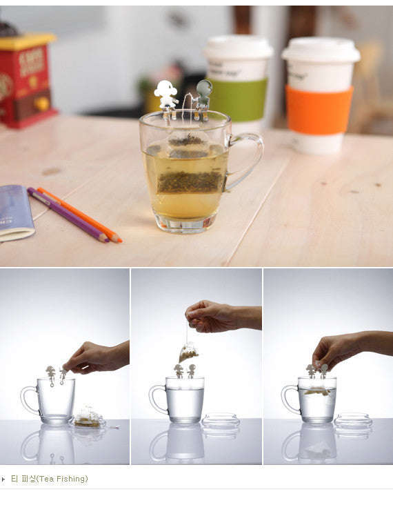 Tea Fishing Tea Bag Holder