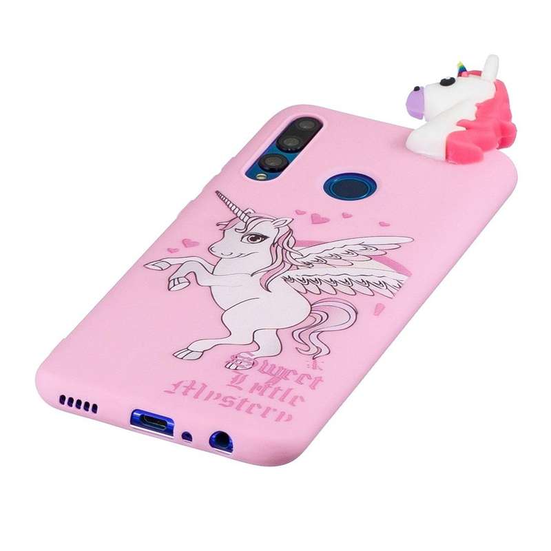 For Huawei P30 Lite Shockproof Cartoon TPU Protective Case(Unicorn)
