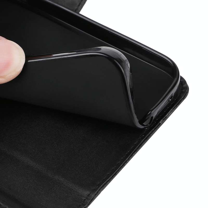 For vivo Y17s Classic Calf Texture Flip Leather Phone Case(Black)