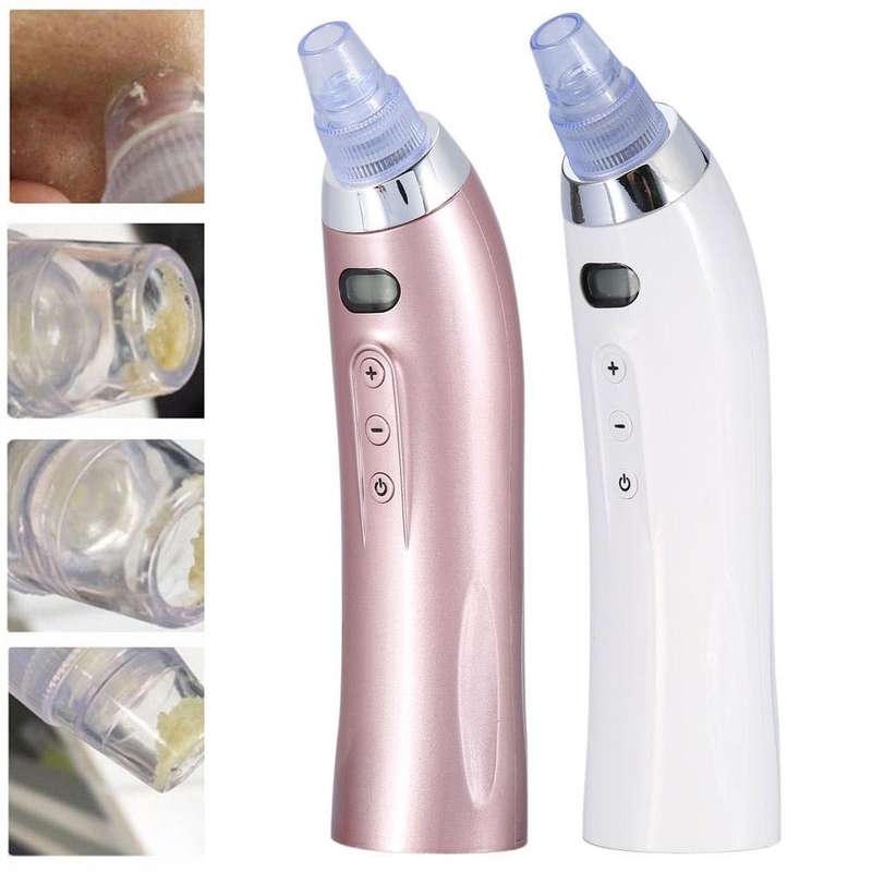 Face Pore Cleaner Blackhead Remover Vacuum Comedo Suction Diamond Dermabrasion Facial Cleaning Be...