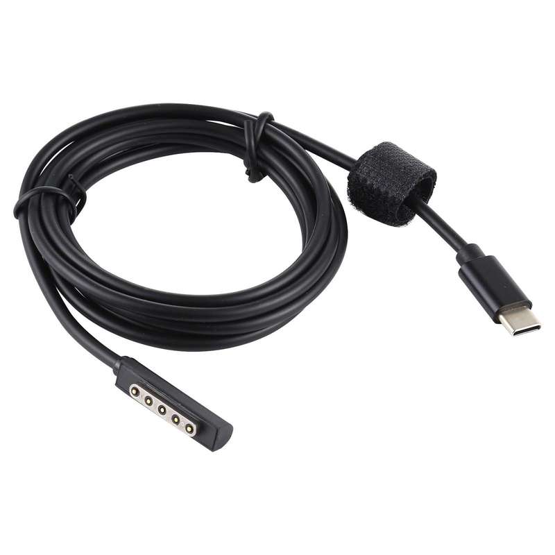 USB-C / Type-C Power Supply PD 65W Fast Charging Cable for Microsoft Surface Pro 2, Cable Length:...