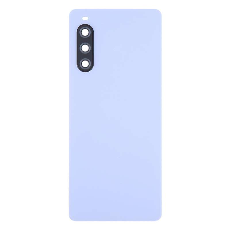For Sony Xperia 10 V Original Battery Back Cover with Camera Lens Cover(Purple)