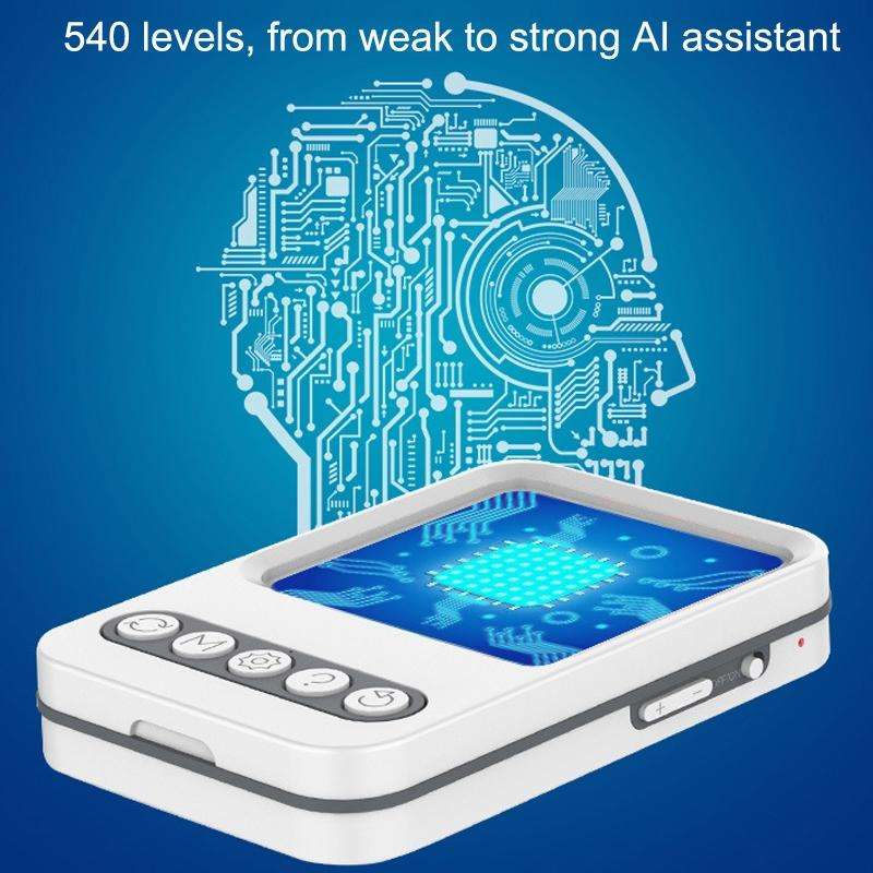 AI Smart Chess Board Gobang Children Puzzle Board Game(Ivory White)