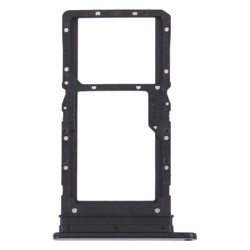SIM Card Tray + SIM Card Tray / Micro SD Card Tray for Honor Play 30 Plus(Black)