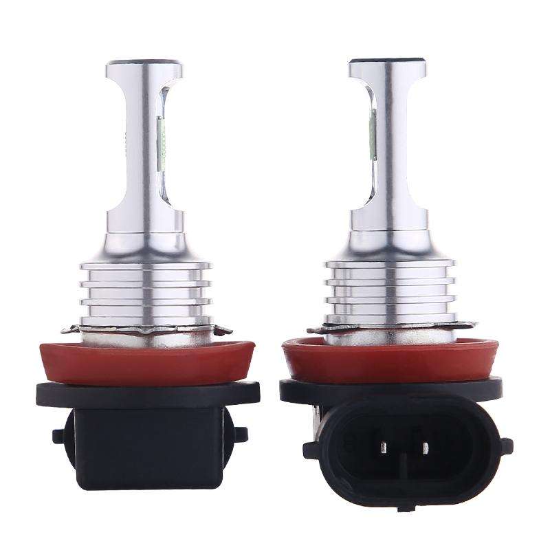 2 PCS H8/H11 72W 1000LM 6000-6500K Super Bright White Light Car Fog LED Bulbs, DC 12-24V (Ice Blu...