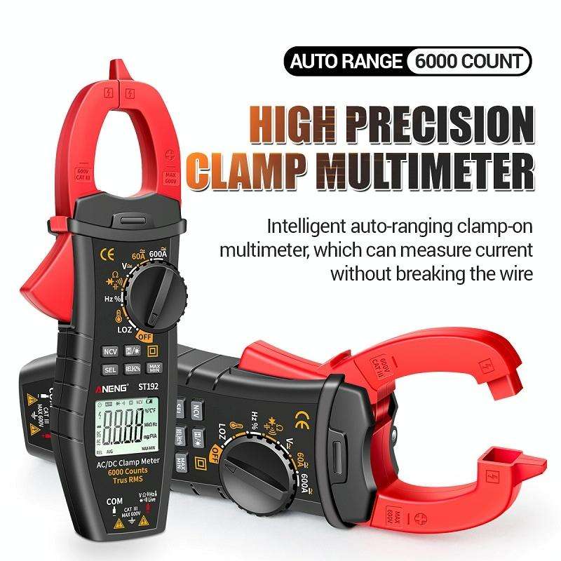 ANENG ST192 600A DC Current Multifunctional AC And DC Clamp Digital Meter