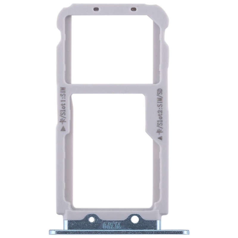 2 SIM Card Tray / Micro SD Card Tray for Huawei Nova 2s(Blue)