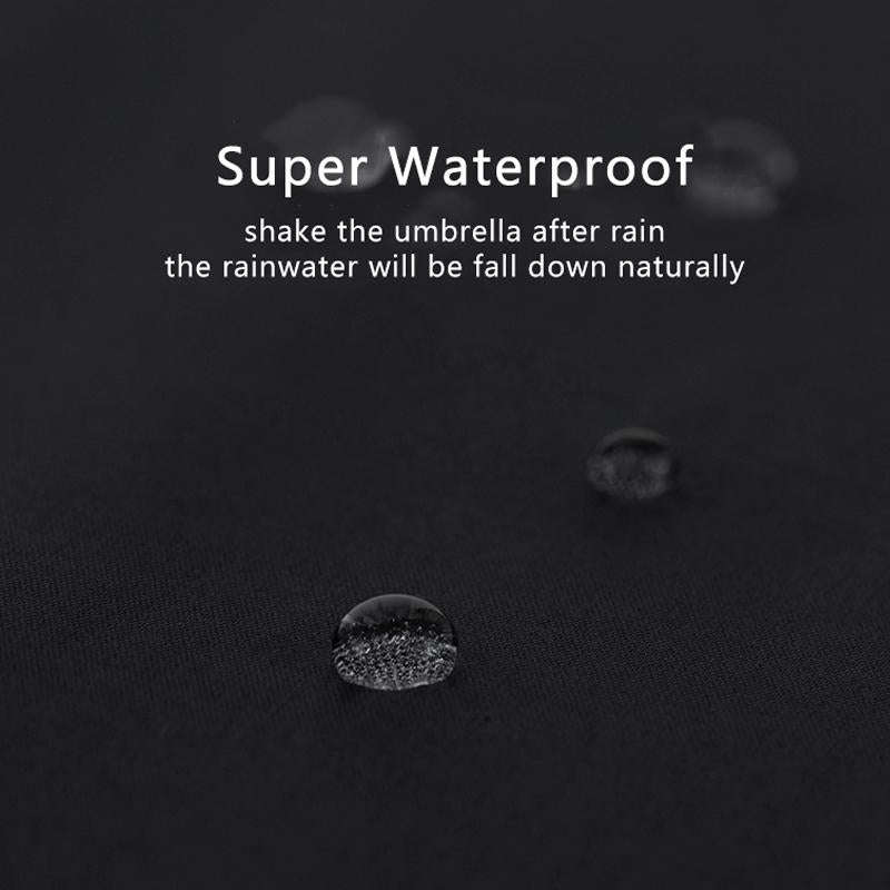 PARACHASE Large Ruggedized Shrink Retro Wind-Resistant Folding Umbrella(Blue)