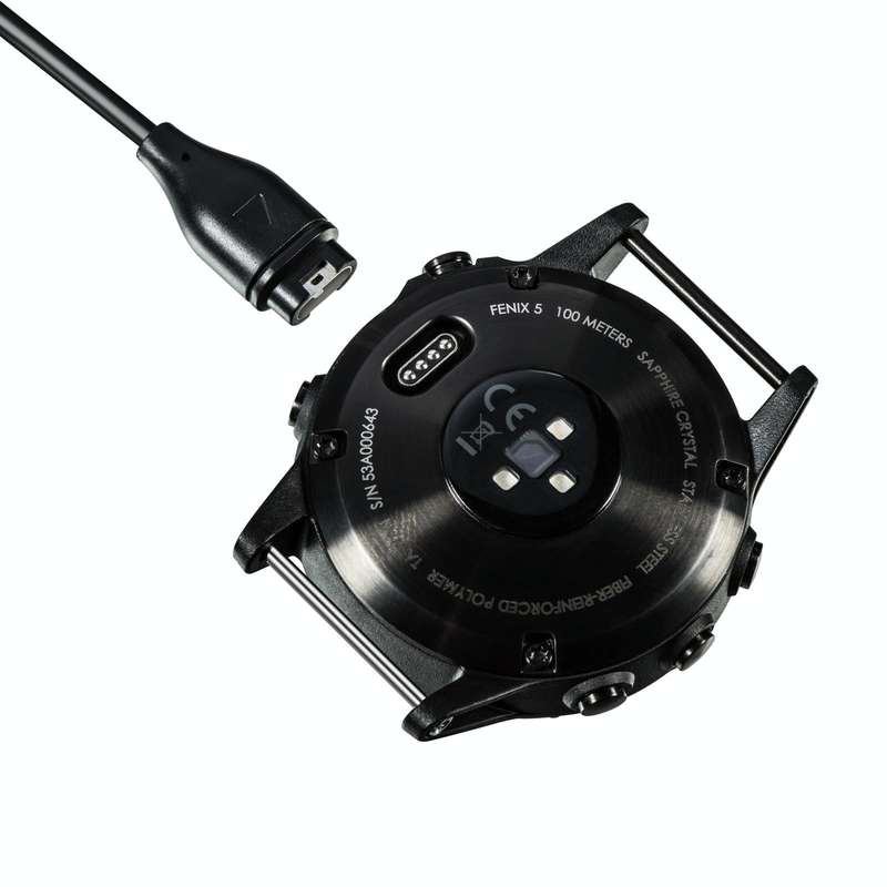 For Garmin Venu 2 Plus Charger with Data Transmission Function(Black)